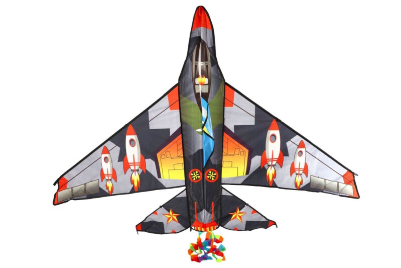 Drak létající letadlo nylon 150x113cm